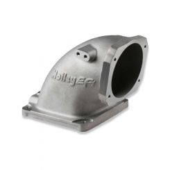 Holley Throttle Body Intake Elbow 105mm Bore Size Aluminium Natural 45
