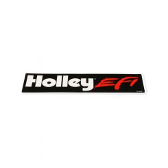 Holley Decal Vinyl Black/Silver/Red Holley EFI Logo