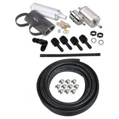 Holley Fuel System Pump Plumbing Kit Sniper EFI 80 gph Pump 40 ft. Vapor