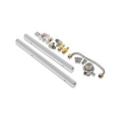Holley Fuel Rail EFI Aluminium Clear Anodised Universal Holley Stealth