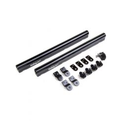 Holley Fuel Rails EFI Aluminium Black Anodised Includes Four -6 AN to