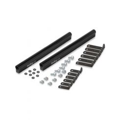 Holley Fuel Rails Holley EFI Billet Aluminium Black Anodised Chevy Kit
