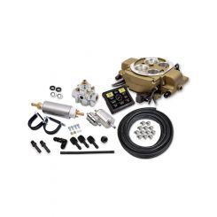 Holley Fuel Injection System Sniper EFI QuadraJet Master Kit Gold