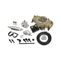 Holley Fuel Injection System Sniper Stealth 4150 Master Kit Gold Thro