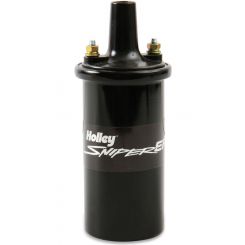 Holley Ignition Coil Sniper EFI Canister Round Epoxy Filled Black 45 0