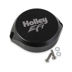 Holley Distributor Cap Screw Down Black Blank Cap for Coil-On-Plug App