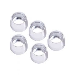 Aeroflow Stainless Steel Olive Insert -6AN, 5 Pack For Concave Seat