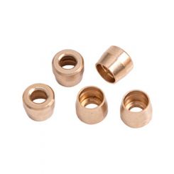 Aeroflow PTFE Hose Brass Olive Inserts -16AN, 5 Pack