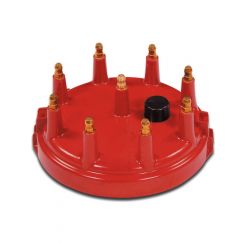 Mallory Distributor Cap Male/HEI-Style Red Clamp-Down Ford Lincoln Mercur
