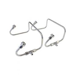 Aeroflow S/Steel Dual Inlet Fuel Line Kit For Holley Carburettors