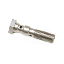 Aeroflow Stainless Steel Double Banjo Bolt 3/8 Inch -24 40mm Length