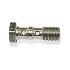 Aeroflow Stainless Steel Double Banjo Bolt M10 X 1.0mm, 30mm Length