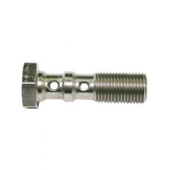 Aeroflow Stainless Steel Double Banjo Bolt M10 X 1.0mm, 38mm Length