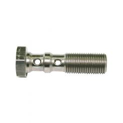 Aeroflow Stainless Steel Double Banjo Bolt M10 X 1.25mm, 39mm Length