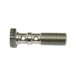 Aeroflow Stainless Steel Double Banjo Bolt M12 X 1.25mm, 39mm Length