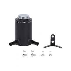 Mishimoto Aluminum Power Steering Reservoir Tank Wrinkle Black