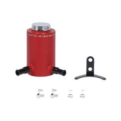 Mishimoto Aluminum Power Steering Reservoir Tank Wrinkle Red