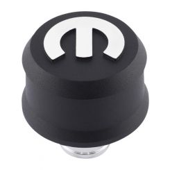Mopar Performance Breather Push-in Aluminium Black Mopar Logo