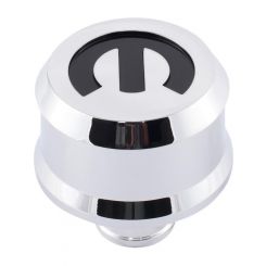 Mopar Performance Breather Push-in Aluminium Polished Mopar Logo
