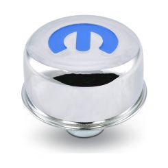 Mopar Performance Valve Cover Breather Push-in Round Steel Chrome Rece