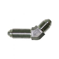 Aeroflow 45 Degree Stainless Steel Bulkhead -4AN