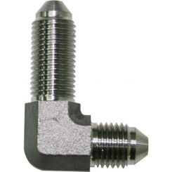 Aeroflow 90 Degree Stainless Steel Bulkhead -3AN