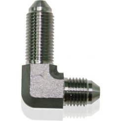 Aeroflow 90 Degree Stainless Steel Bulkhead -4AN