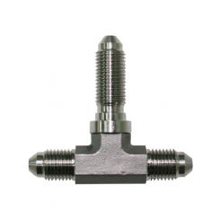 Aeroflow Stainless Steel Tee Bulkhead -3AN