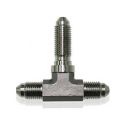 Aeroflow Stainless Steel Tee Bulkhead -4AN