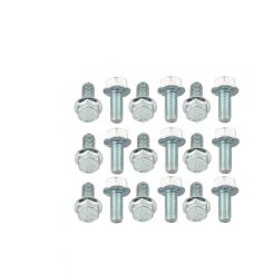 Mr Gasket Oil Pan Bolts Hex Head Zinc Plated Small Head Chevrolet Big