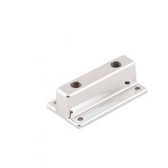 Mr Gasket Fuel Block Chrome Die-Cast One 3/8 in. NPT Inlet Dual 1/4 in