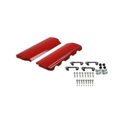 MSD Ignition Coil Covers Atomic LS Aluminium Red MSD Logo Chevrolet Pair