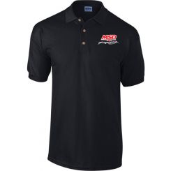 MSD Polo Shirt Short Sleeve MSD Racing Cotton Pique Knit 2XL Black
