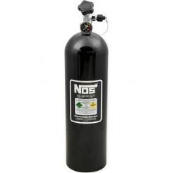 Nitrous Oxide Systems 15lb. Bottle with Black Finish & Super Hi Flo Valve