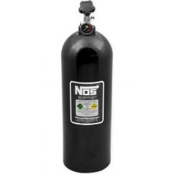 Nitrous Oxide Systems 20lb. Bottle w/ Black Finish & Super Hi Flo Valve & Gauge