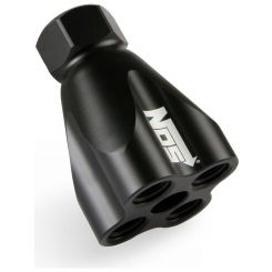 Nitrous Oxide Systems Showerhead Distribution Block No Fittings Black Anodized 