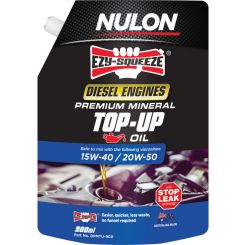 Nulon Diesel Engine Premium Mineral Top-Up Oil 900ml