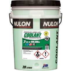 Nulon Green Premium Long Life Coolant 100% Concentrate 20L Bucket