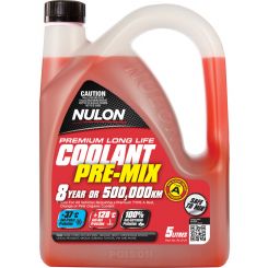 Nulon Red Premium Long Life Coolant Premix Top-Up 5L