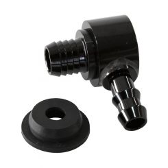 Aeroflow Universal Billet Brake Booster Valve With 3/8" Barb Black