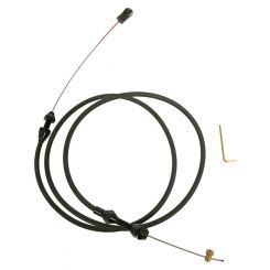 Proflow Throttle Cable Braided Stainless Wire Black Braided Sta