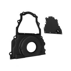 Proflow Timing Cover 2-Piece Cast Aluminium Black powdercoat Wi