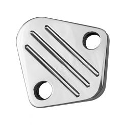 Proflow Fuel Pump Block-Off Plate Aluminium Polished BB Chev Chrys