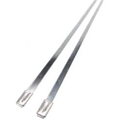 Proflow Exhaust Wrap Fasteners Locking Tie Stainless Steel 10 P