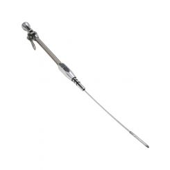 Proflow Engine Dipstick Braided Stainless Steel Tumble Polished Pres