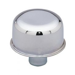 Proflow Push-In Breather Steel Chrome 2-3/4" Diameter with 3/4" Neck