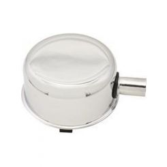 Proflow Push-In Breather Steel Chrome 2-3/4" Diameter with 1 inch Ne