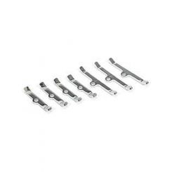 Proflow Valve Cover Spreader Bars Chrome Kit BB Chev