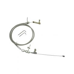 Proflow Automatic Transmission Braided Stainless Kickdown Kit Carbu