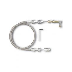 Proflow Throttle Cable Braided Stainless Steel 24 in. Long Universa